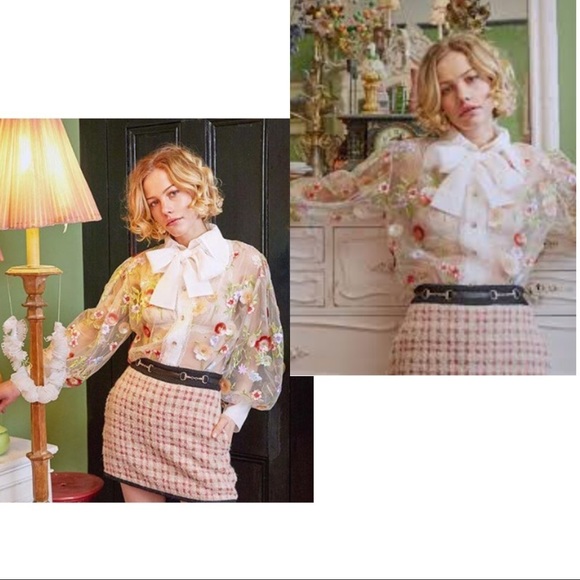 Sister Jane sheer floral blouse - Picture 6 of 6